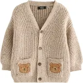 Next Cárdigan beige / caramelo / negro