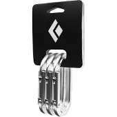 Black Diamond Mosquetón Oval Keylock 3 Unidades