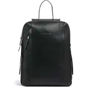 Piquadro Circle Mochila urbana Piel natural 41 cm Compartimento para el portátil negro