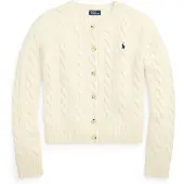 Ralph Lauren para mujer. 211972104002 Cárdigan de lana y cachemira beige (S), Casual, Clásico, outlet 2026.