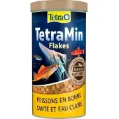 Tetra TetraMin Flocken – – Alimento completo para peces tropicales – 1 litro