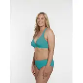 Vivid Top de bikini azul cian