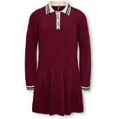 ONLY GIRLS Vestido 'KOGKalana' navy / rojo oscuro / blanco