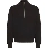 !Solid Jersey ' SDRIVER HALFZIP ' negro