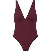 Copenhagen Studios Traje de baño rojo vino
