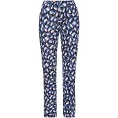 s.Oliver Pantalón de pijama azul / navy / blanco