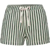 s.Oliver Pantalón de pijama verde claro / verde oscuro / blanco