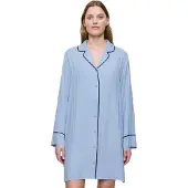 Triumph Camiseta de noche ' Amourette Jacquard ' azul claro