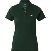Levi's Camiseta 'Levis HM Polo' verde oscuro / rojo