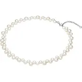 Valero Pearls Cadena blanco perla
