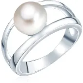 Valero Pearls Anillo plata / blanco