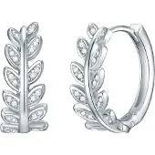Rafaela Donata Pendientes plata / transparente