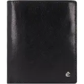 Esquire Toscana Cartera Bloqueo RFID Piel natural 2.5 cm negro