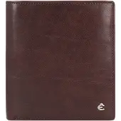 Esquire Toscana Cartera Bloqueo RFID Piel natural 12 cm marrón