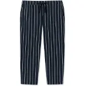 Schiesser Pantalón de pijama marino / blanco