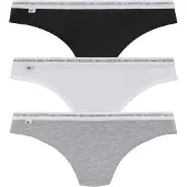 Lacoste Tanga gris basalto / negro / blanco