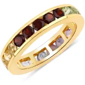 Rafaela Donata Anillo marrón / amarillo / dorado / verde