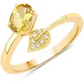 Rafaela Donata Anillo amarillo / dorado / plata