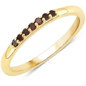 Rafaela Donata Anillo dorado / negro