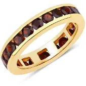 Rafaela Donata Anillo oro / burdeos