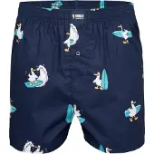 Happy Shorts Calzoncillo boxer azul oscuro / azul oscuro / naranja claro / blanco