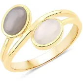 Rafaela Donata Anillo crema / dorado / gris