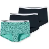 Schiesser Calzoncillo menta / negro / blanco