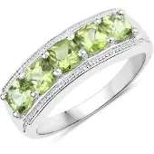 Rafaela Donata Anillo verde / plata