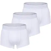 Marc O'Polo Calzoncillo boxer 'Essentials' gris claro / blanco