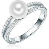 Valero Pearls Anillo plata