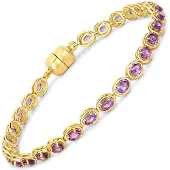Rafaela Donata Pulsera dorado / lila claro