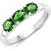 Rafaela Donata Anillo verde / plata