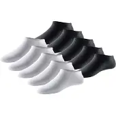 Schiesser Calcetines invisibles ' Bluebird ' negro / blanco