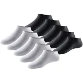 Schiesser Calcetines invisibles ' Bluebird ' negro / blanco