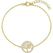 Rafaela Donata Pulsera dorado / transparente