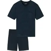 Schiesser Pijama largo azul noche