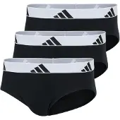 Adidas Underwear Braga 'Active Flex Cotton' negro / blanco