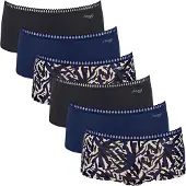 Sloggi Panti beige / azul / negro