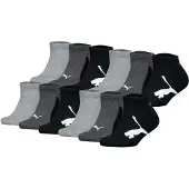 Puma Calcetines gris claro / gris oscuro / negro / blanco