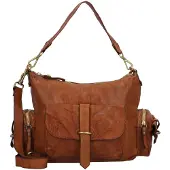 Campomaggi Elda Bolsa de hombro Piel natural 30 cm marrón