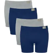 Sloggi Calzoncillo boxer 'GO Natural' marino / gris