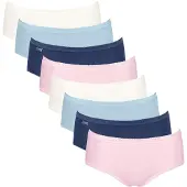 Sloggi Braga 'Basic+' azul / azul claro / rosa / blanco