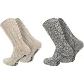 Normani Calcetines marrón / gris