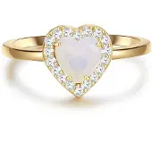 Glanzstücke Anillo dorado / transparente / blanco