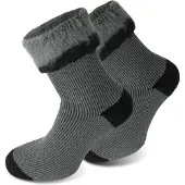 Polar Husky Calcetines 'Extrem Hot' gris / negro