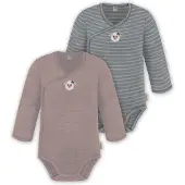 Normani Pijama entero/body 'Kaitaia' gris / taupe / gris humo