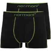 Normani Calzoncillo boxer 'Stanley' verde / negro