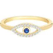 Glanzstücke Anillo azul real / dorado
