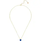 Glanzstücke Cadena azul cobalto / oro / blanco