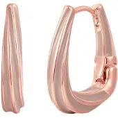 Yokoamii Pendientes oro rosa